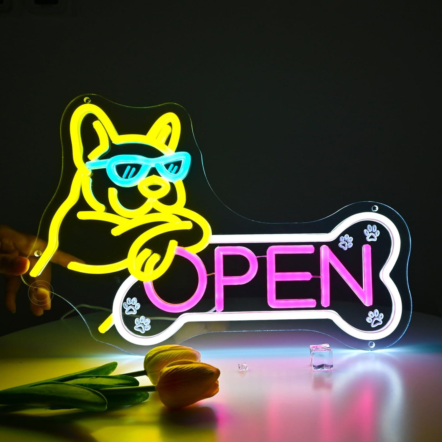 Spa & Wellness Zámeček Petrovice - Pet Shop Open Neon Sign USB