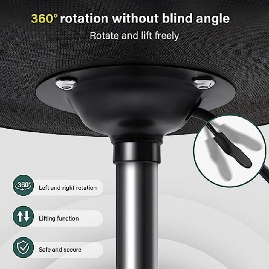 Square Swivel Stool with Wheel - Spa & Wellness Zámeček Petrovice 리뷰 및 가격