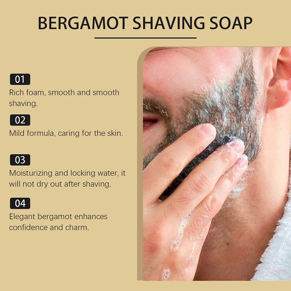 Bergamot Shaving Soap for Men  - Hair Removal Cream 리뷰 및 가격