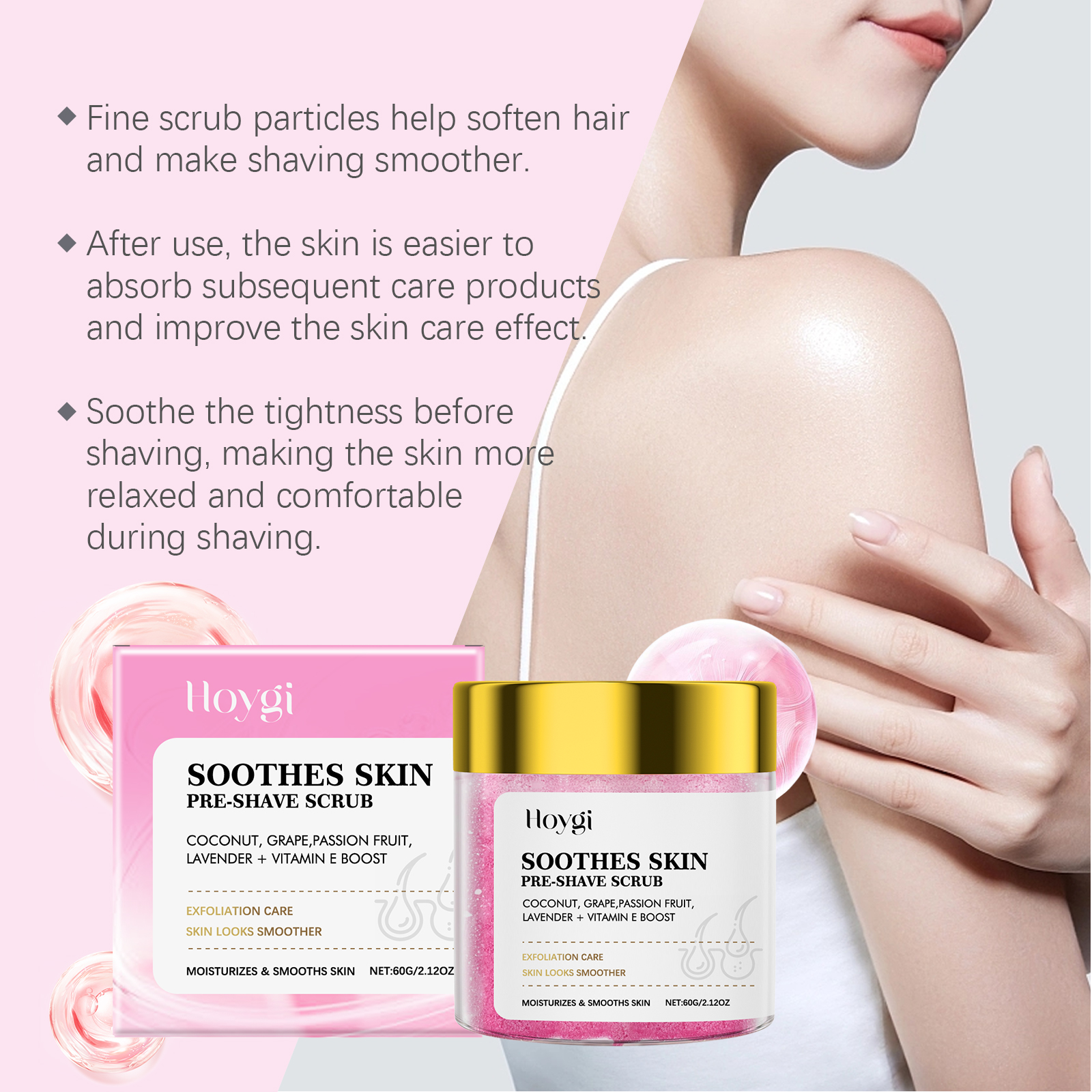 Pre-Shave Scrub Gentle Exfolia - Hair Removal Cream 리뷰 및 가격